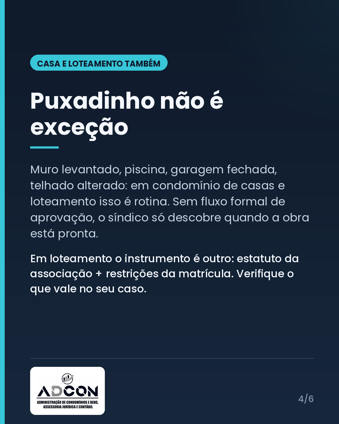 Obra sem autorização no condomínio: o jeito mais caro de economizar tempo — card 4